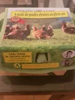 Mängden socker i Oeufs de poules élevées en plein air