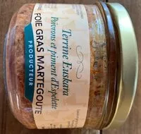 Mängden socker i Terrine Euskara poivrons et piment d'Espelette