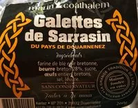 Mängden socker i Galettes de Sarrasin du Pays de Douarnenez