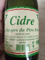 Mängden socker i Cidre des vergers du Père Ernest