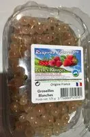 Mängden socker i Groseilles blanches