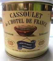 Mängden socker i Cassoulet de l'HÔTEL'DE FRANCE 600g