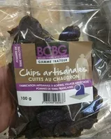 Mängden socker i Chips artisanales pommes de terre vitelotte