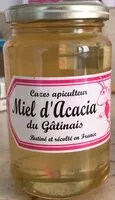 Mängden socker i Miel d’acacia du gatinais