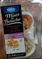 Mängden socker i Mises en Bouche Crevettes et Petites St Jacques