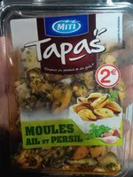 Mängden socker i Tapas Moules Ail et Persil