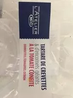 Mängden socker i Tartare de crevette et d'encornets géants à la tomate