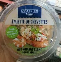 Mängden socker i Émietté de Crevettes au Fromage Blanc & Fines Herbes