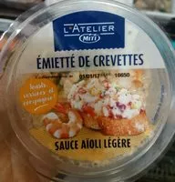 Mängden socker i Émietté de Crevettes - Sauce Aïoli Légère