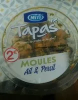 Mängden socker i Tapas moules ail et persil