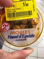 Mängden socker i Moules piment d'espelette