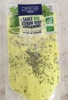 Mängden socker i Sauce bio citron vert coriandre