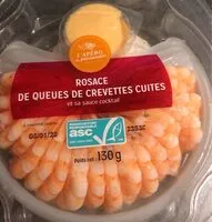 Mängden socker i Rosace queues de crevettes cuites