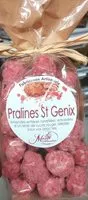Mängden socker i Pralines St Genix