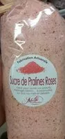 Mängden socker i Sucre de Pralines Roses