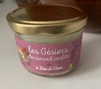 Mängden socker i Les gésiers de canard confits