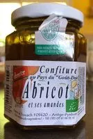 Mängden socker i confiture d'abricot et ses amandes