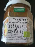 Mängden socker i Confiture Aubépine Poire