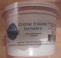Mängden socker i Crème fraîche fermière 35% M.G. min.