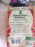 Mängden socker i Couscous blanc biologique