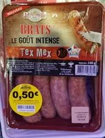 Mängden socker i BRATS TEX MEX