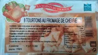 Mängden socker i Tourtons La Maison du Tourton Fromage de chevre x8