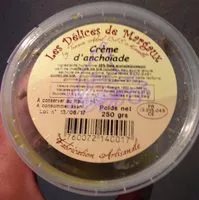 Mängden socker i Creme d'anchoïade