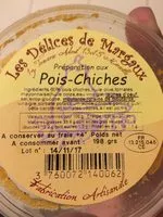 Mängden socker i Preparation aux pois chiches