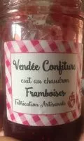 Mängden socker i Vendée confiture framboises
