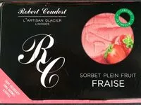 Mängden socker i Sorbet plein fruit Fraise