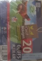 Mängden socker i Oeufs de poules élevées en plein air