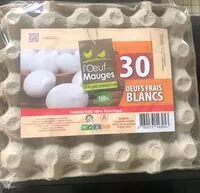 Mängden socker i Oeufs blancs frais
