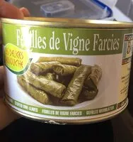 Mängden socker i Feuilles de vigne farcies
