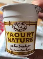 Mängden socker i Yaourt nature au lait entier
