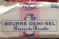 Mängden socker i Beurre de baratte demi-sel