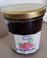 Mängden socker i Gelée de framboise