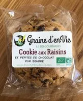 Mängden socker i Cookie aux raisins et pépites de chocolat pur beurre