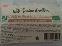 Mängden socker i Quatre-Quarts au Caramel au Beurre Salé de Guérande