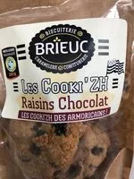Mängden socker i Les cooki’ZH raisins chocolat
