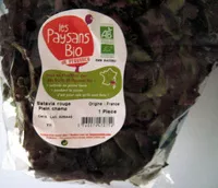 Mängden socker i Batavia rouge Plein champ bio Les Paysans Bio de Provence
