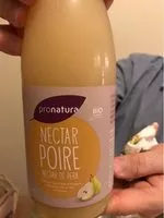 Mängden socker i Poires williams et Guyot pressées