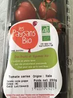 Mängden socker i Tomates cerises rondes grappes