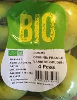 Mängden socker i Pomme Golden Bio,