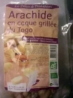 Mängden socker i Arachide en coque grillée du Togo