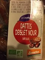 Mängden socker i Dattes Deglet Nour