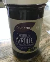 Mängden socker i Spécialité Myrtille Corrèze