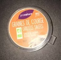 Mängden socker i Graines de courges grillees sallees