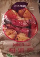 Mängden socker i Pomme de terre