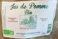 Mängden socker i Jus de pomme bio