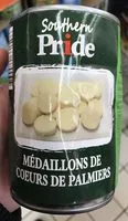 Mängden socker i Médaillon de coeurs de palmiers